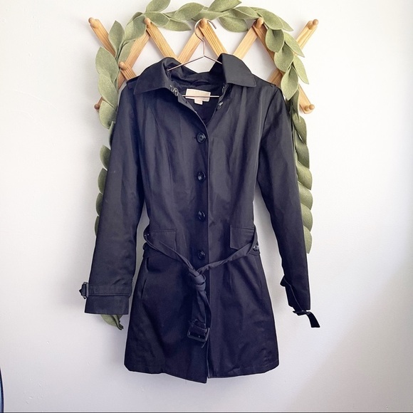 Michael Kors Lined Belted Trench Coat
